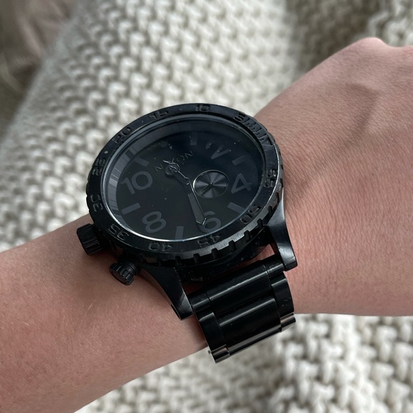 Nixon Other - NIXON 51-30 BLACK Stainles Steel